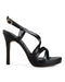 Sandalia Negra Snake Tiras Cruzadas 352302