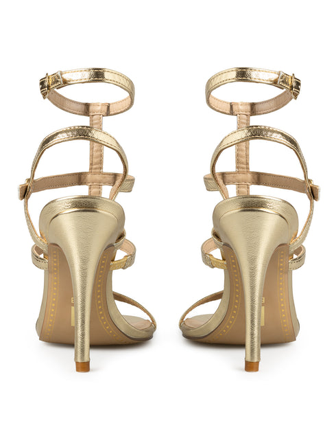 Sandalia Oro Tiras 358203