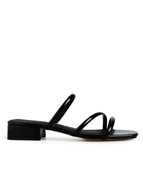 Sandalia Negra Tres Tiras 359-4306