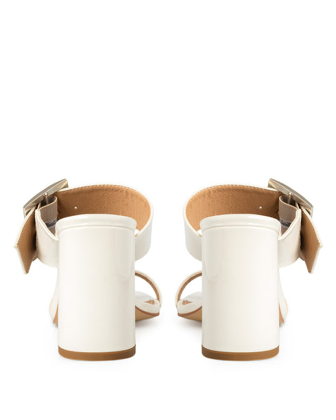 Sandalia Latte Hebilla Cuadrada 360-4407
