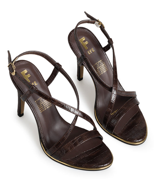 Sandalia Café Croc Tiras Cruzadas 361001