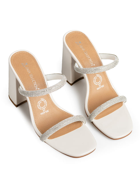 Zapatilla Latte Tiras Brillos 3604284