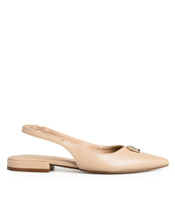Balerina Nude Slingback Broche 363603