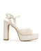 Sandalia Plataforma Latte Malla 366010