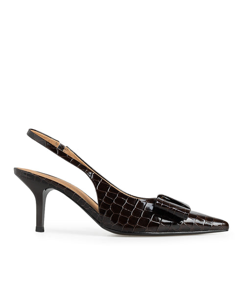 Zapatilla Café Croc Slingback Moño 368-4367