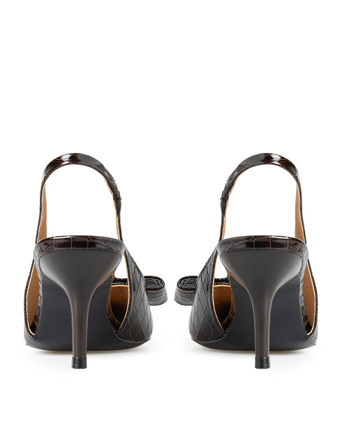 Zapatilla Café Croc Slingback Moño 368-4367