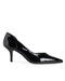 Zapatilla Negra Charol Picuda 368-4382