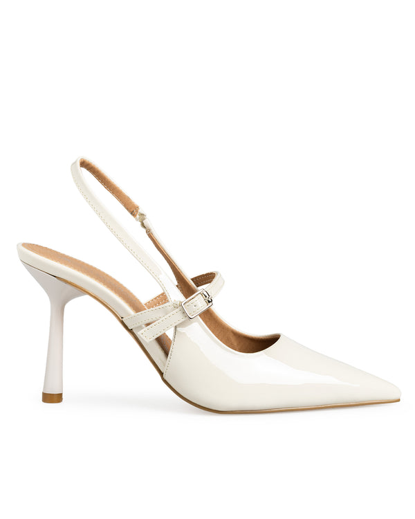 Zapatilla Slingback Latte Picuda 372-4370
