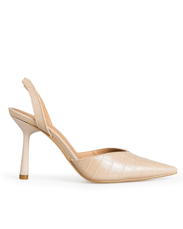 Zapatilla Nude Croc Tira Talón 372-4371
