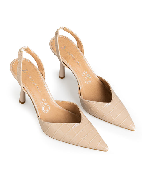 Zapatilla Nude Croc Tira Talón 372-4371