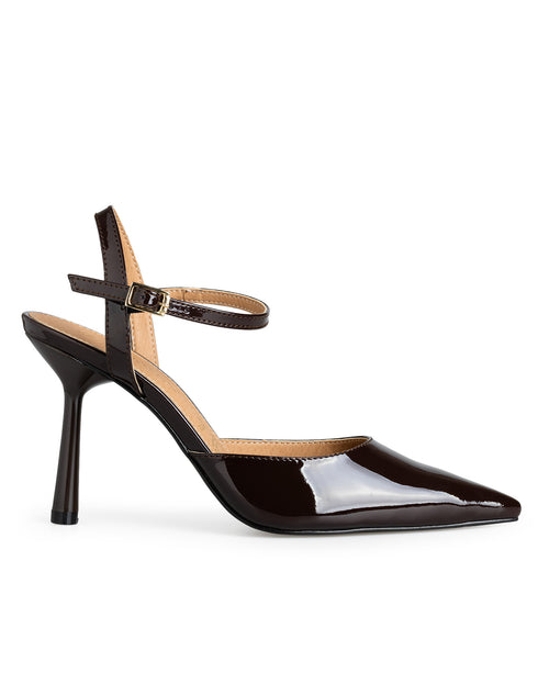 Zapatilla Café Picuda Ankle Strap 372-4373