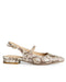 Balerina Beige Víbora Doble Hebilla 408005