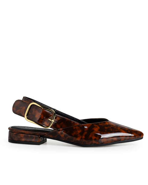 Balerina Picuda Café Humo Slingback 408010
