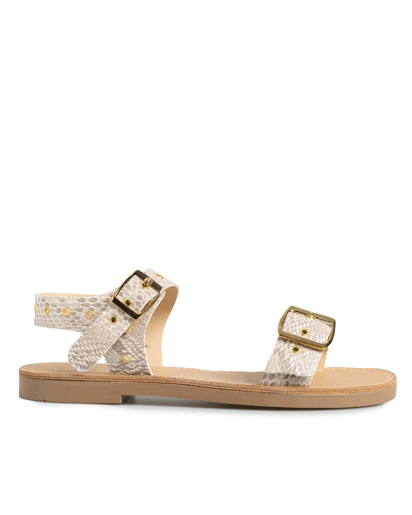 Sandalia Víbora Anillos Doble Hebilla 451002