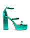 Sandalia Plataforma Verde Metálico 2593760
