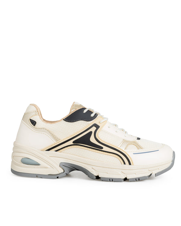Tenis Latte Líneas Negras 475003