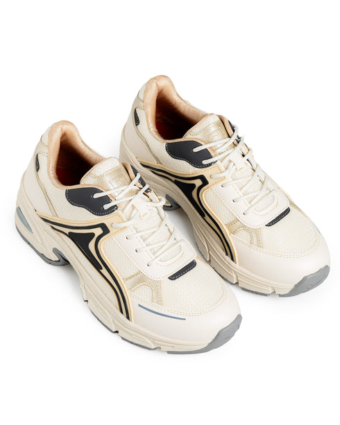 Tenis Latte Líneas Negras 475003