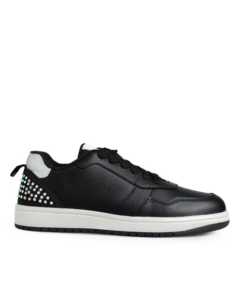 Tenis Negro Con Brillos 477001