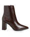 Bota Café Lisa Picuda Tacón Cuadrado 550001