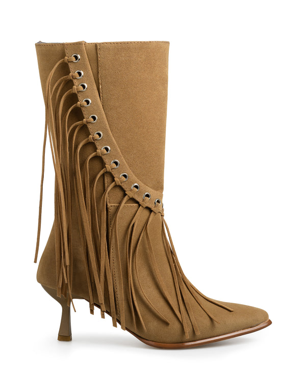 Bota Camel Picuda Tiras 6021LC