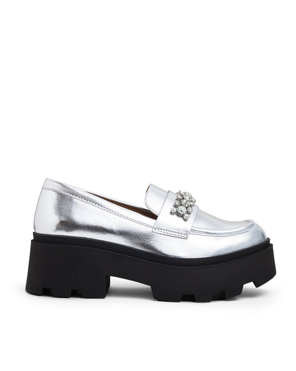 Mocasín Chunky Plata 2673845
