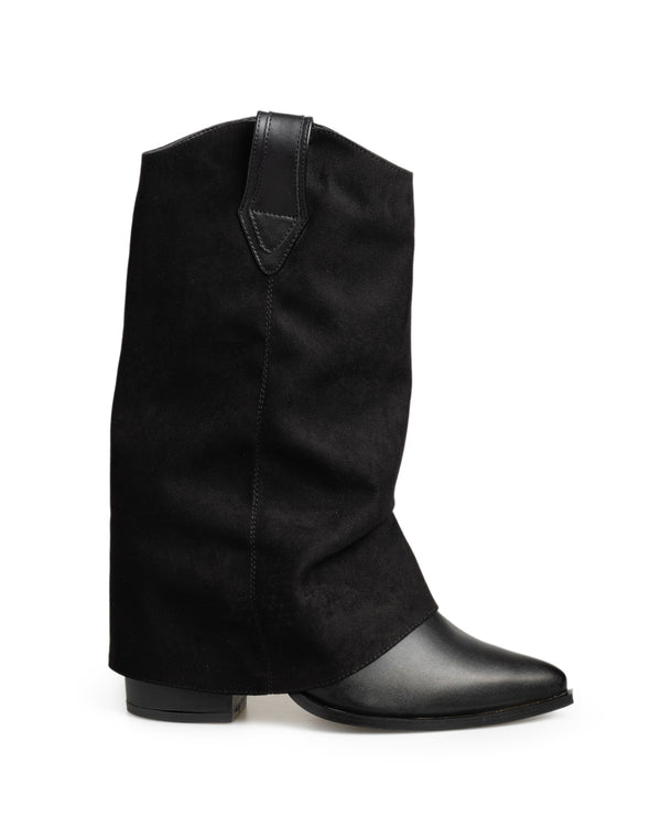 Botín Negro Vaquero 6406