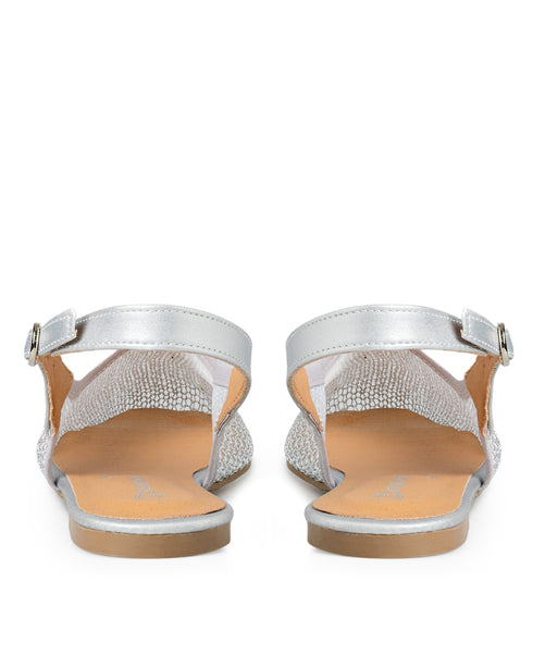 Balerina Plata Slingback Malla 6406MD