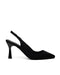 Zapatilla Slingback Negra Punta Picuda 98008