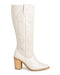Bota Vaquera Latte Grabada 7003PA