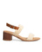 Sandalia Beige Doble Tira Tejida 7116MD