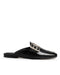Zueco Flat Negro Con Hebilla 7615 negro