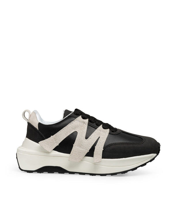 Tenis Negro Deportivo Letra M 9452SH