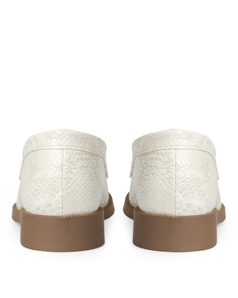 Mocasín Latte Snake ALONDRA