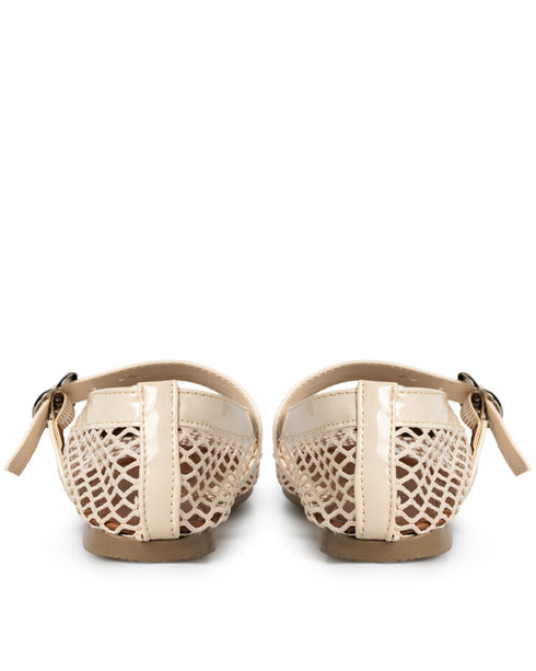 Balerina Latte Malla Con Correa LIA