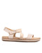 Sandalia Nude Tiras Resortes MD20321