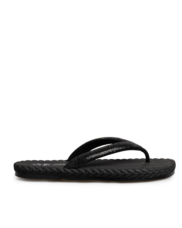 Sandalia Negra Flip Flop MD36853