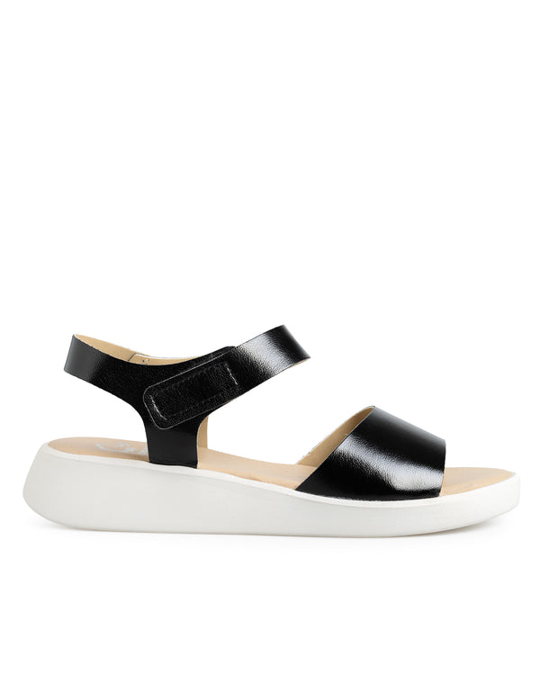 Sandalia Negra Lisa MD70914