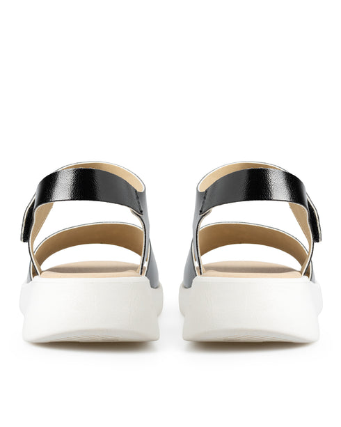 Sandalia Negra Lisa MD70914