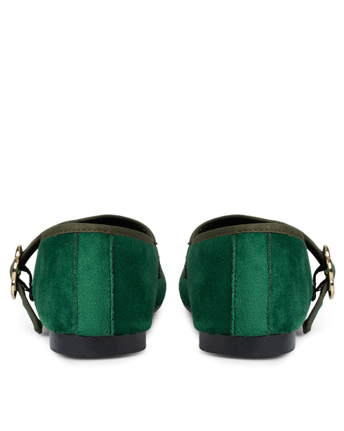 Balerina Verde Ante Broche OLIVIA