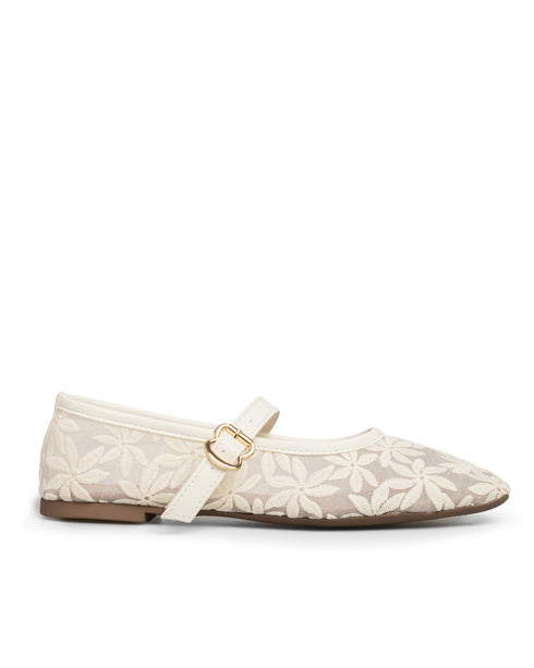 Vera Romántica - Balerina Floral Blanca VERA