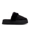 Zapato Negro Tipo Pantufla Con Peluche 323802