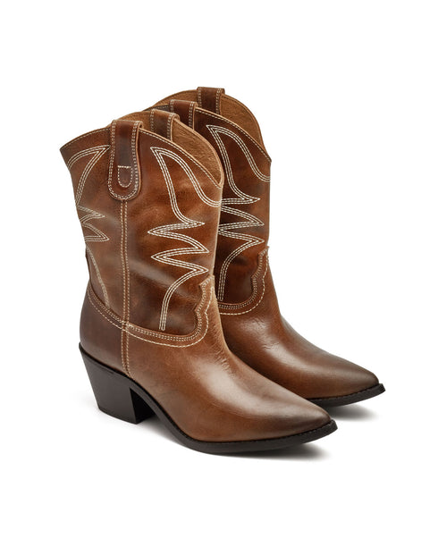 Bota Vaquera Miel 9390