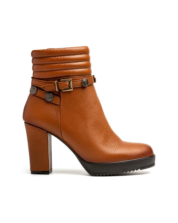 Botín Miel Strip Con Estoperoles 19409 miel