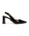 Zapatilla Slingback Negro Croc 4240