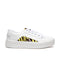 Tenis Blanco Tela Tigre 9006