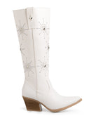 Bota Vaquera Latte  Estrellas Estoperoles 2081