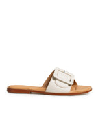 Sandalia Plana Latte Mule 879