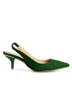 Zapatilla Verde Slingback 17SS