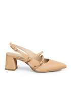 Zapatilla Nude Doble Hebilla Slingback 3612