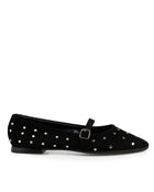 Balerina Negra Flat Estoperoles 711C